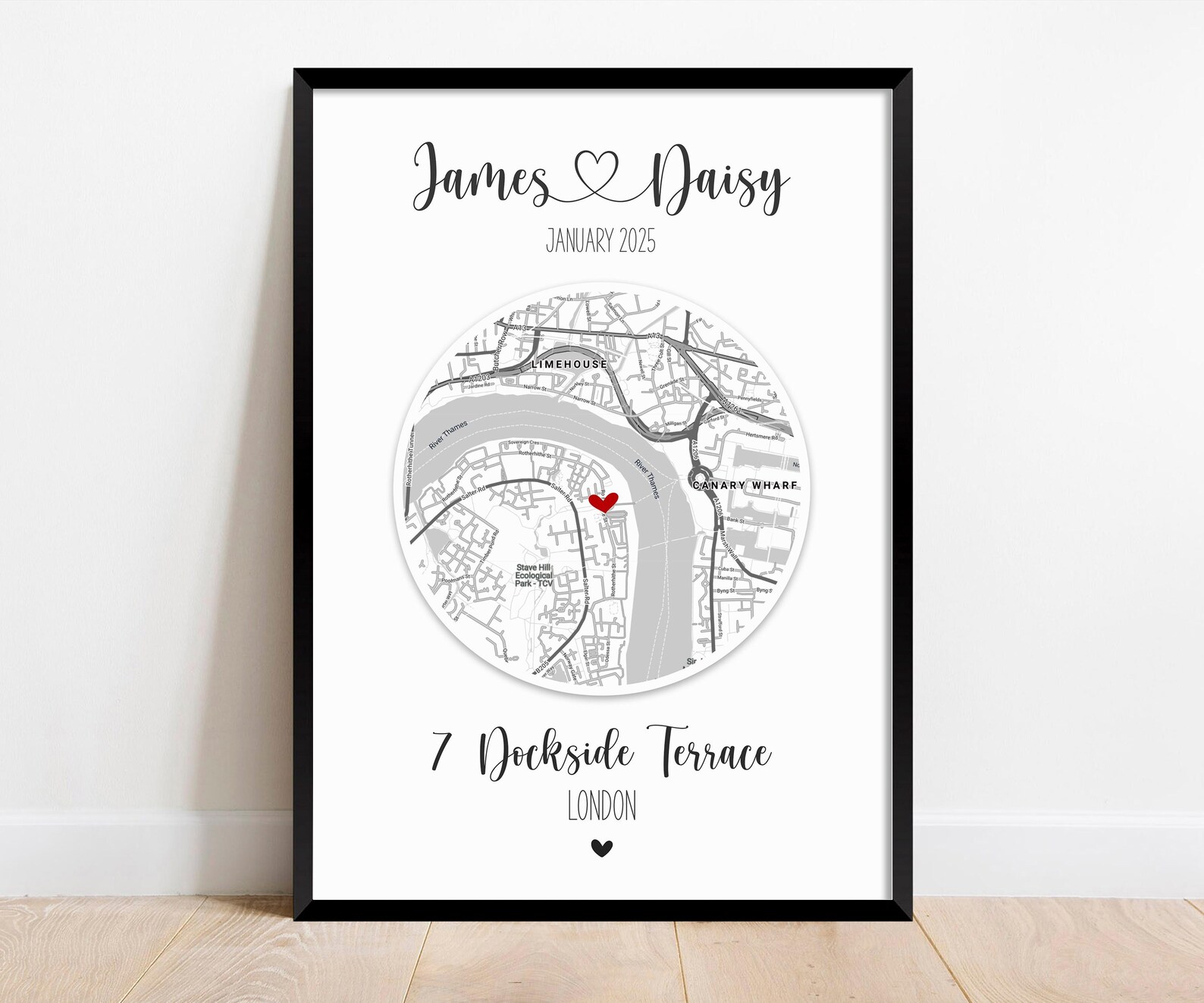 Personalised Home Print. Housewarming Gifts. Home Map Wall Art. Our ...