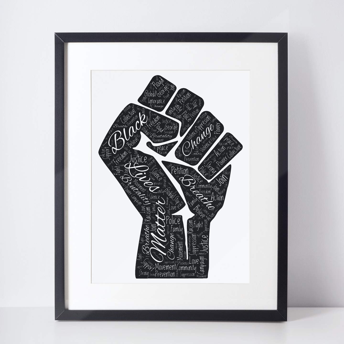 black-lives-matter-wall-art-blm-a4-print-or-a4-framed-etsy