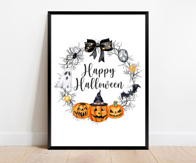 happy halloween poster