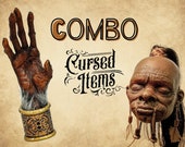Cursed Items COMBO  - Shrunken Head + Monkey Paw