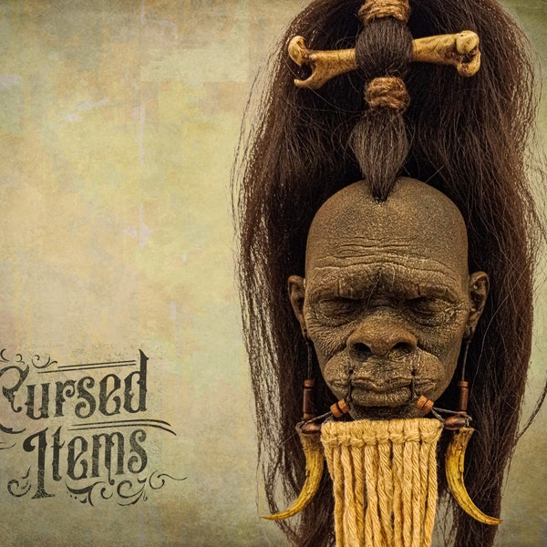 Cursed Items - Shrunken Head Hanging