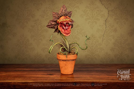Carnivorous Plant Sculpture  Botanical Monster Oddity - Etsy