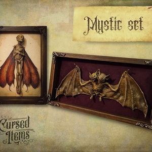 Cursed Items CRYPTYD SET  - Dead Fairy + Two Headed Bat