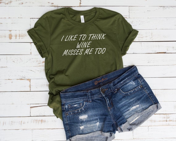 I Like To Think Wine Misses Me Too Wine T-shirt, Maternity T Shirt, Maternity Clothes, Future Mom Shirt, Baby Bump Shirt