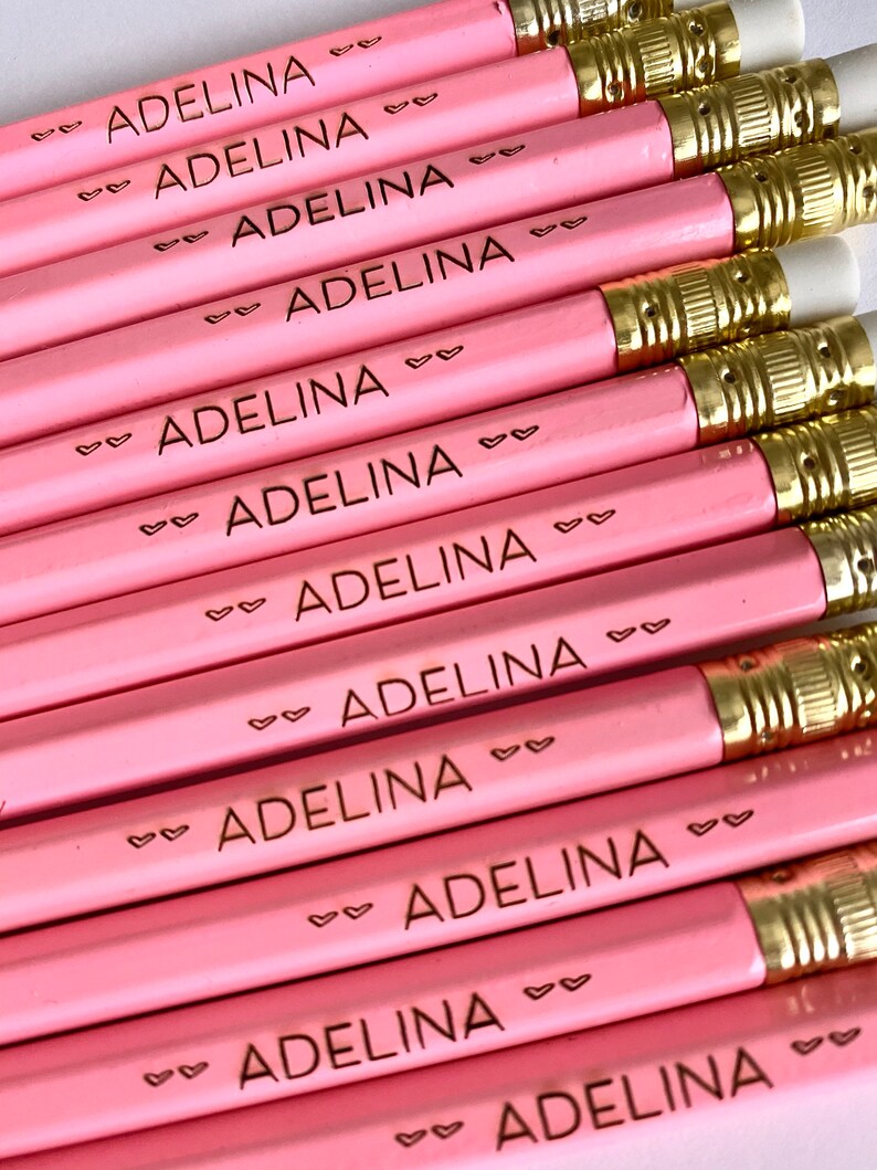 Pencils Kids Personalized Pencils Name Pencils Pencils for Etsy
