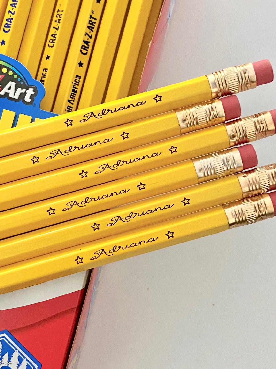 Personalized School Pencils Pencils With Name Custom Pencils Etsy