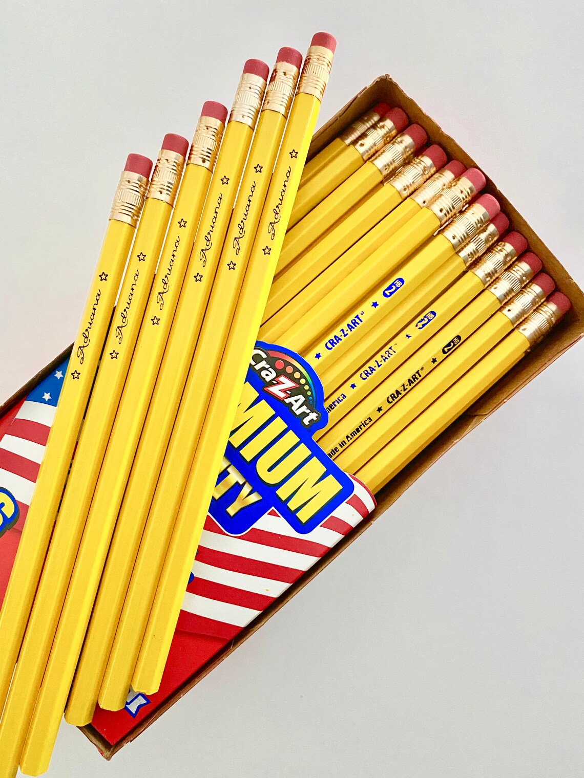 Personalized School Pencils Pencils With Name Custom Pencils Etsy
