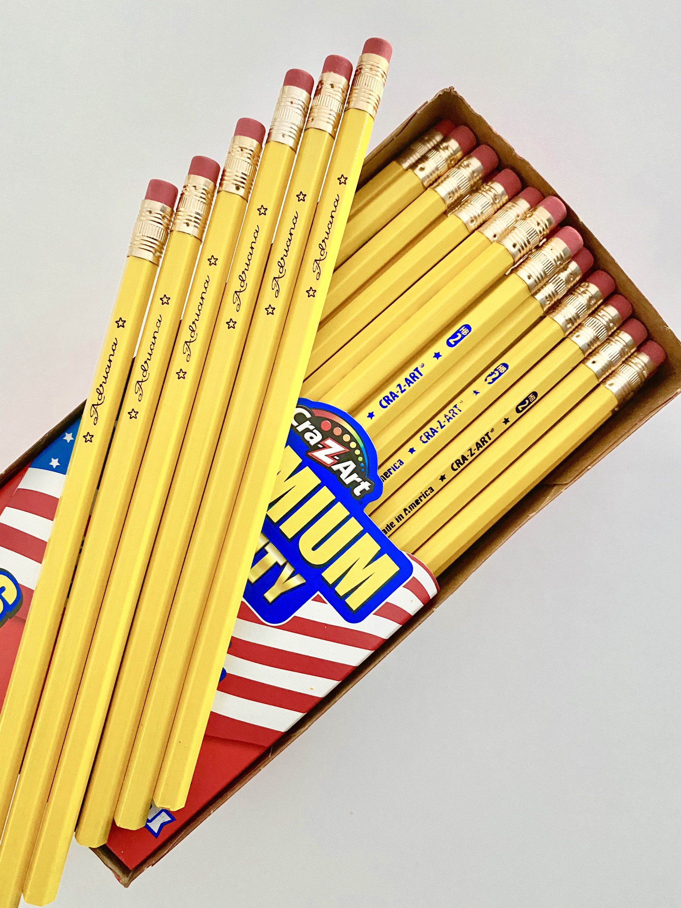 Personalized School Pencils Pencils With Name Custom Pencils Etsy