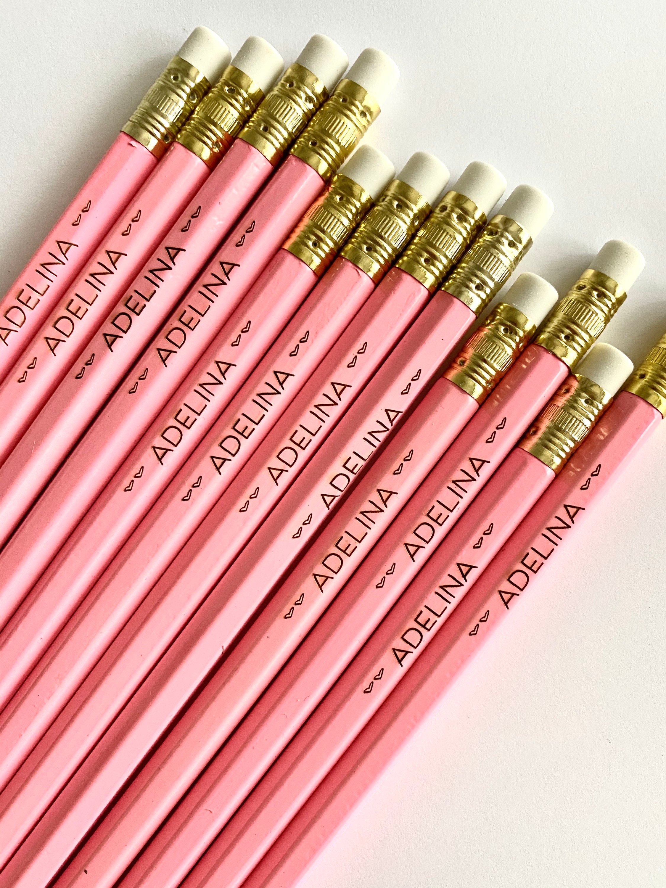 Pencils Kids Personalized Pencils Name Pencils Pencils For Etsy
