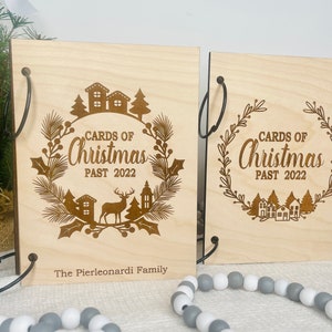 Christmas Card Keeper, Card Holder, Cards of Christmas Past