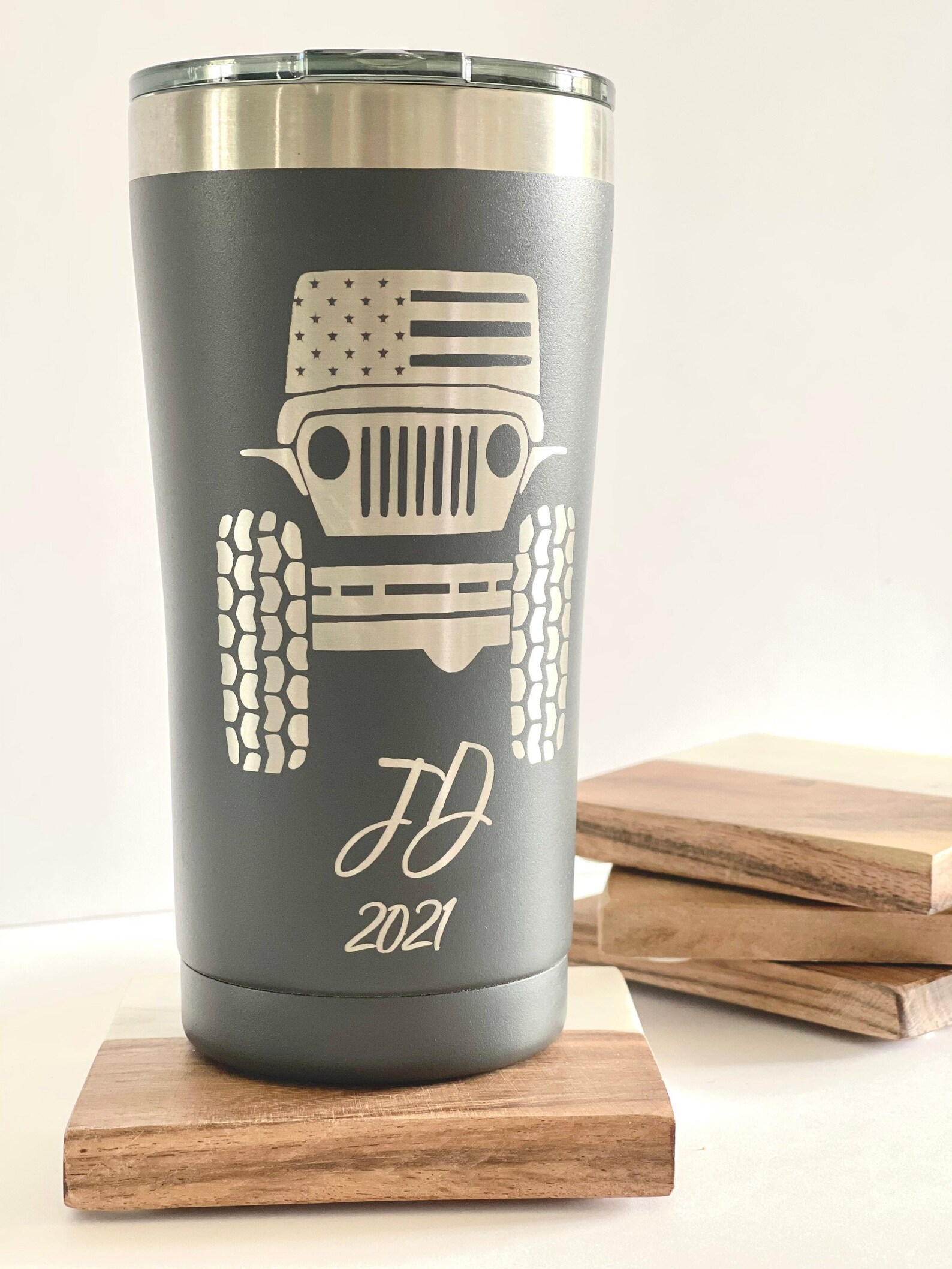 Jeep Tumbler Jeep Wrangler Accesorios Regalo de cumpleaños Etsy