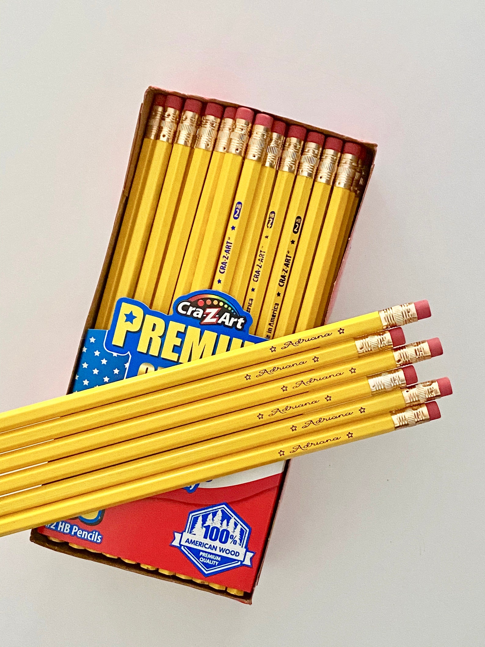 Personalized School Pencils Pencils With Name Custom Pencils Etsy