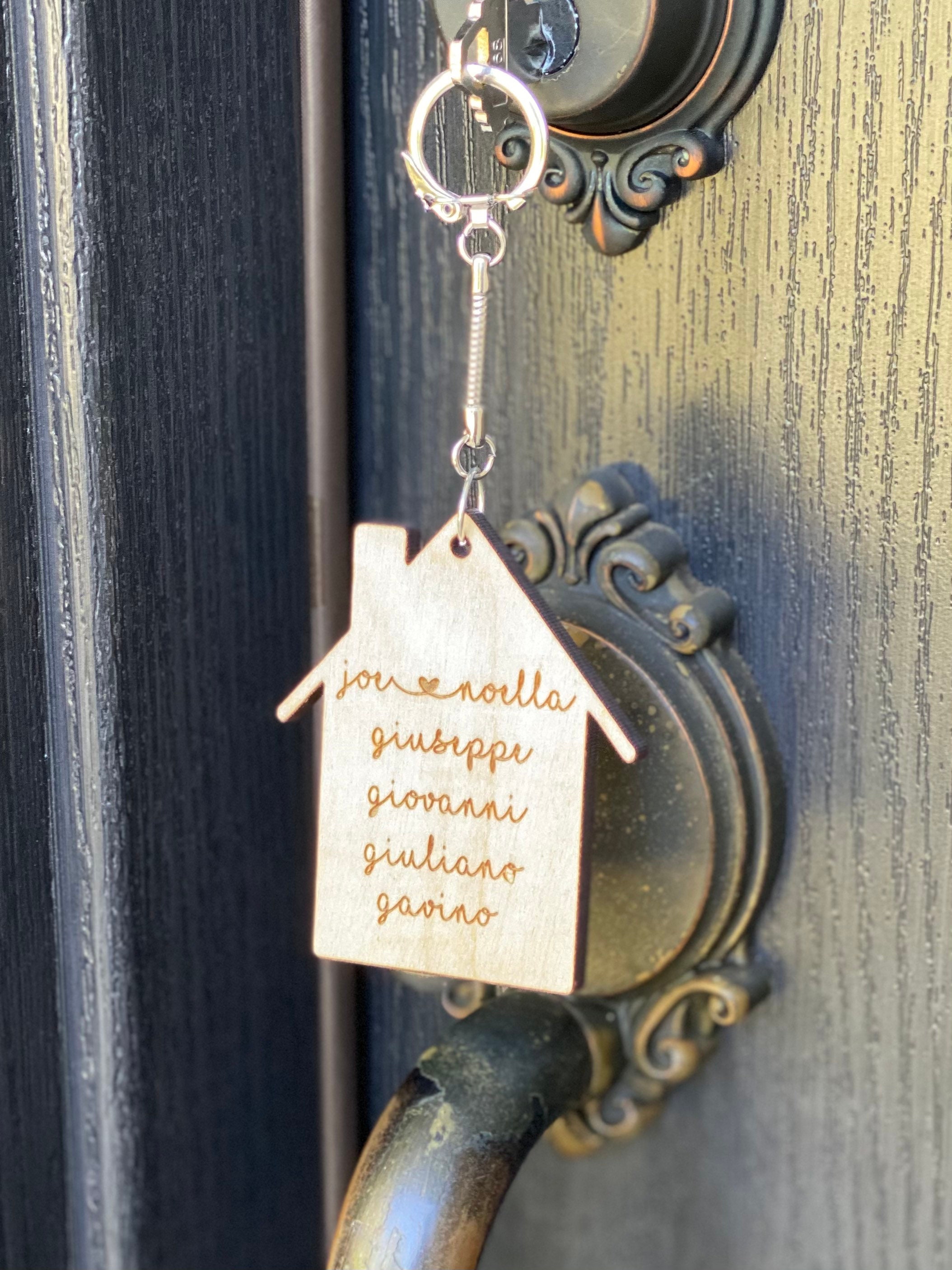 Family Keychain House Keychain Home Keychain House Keyring Etsy