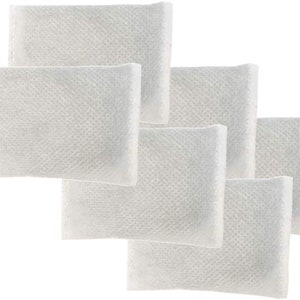 Activated Charcoal Air Filters for Odor Elimination. Compatible with iTouchless Trash Cans - Pack of 6 (Not Made or Sold by iTouchless)