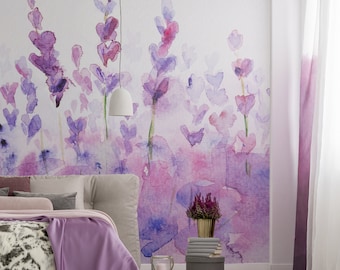 Buy Lavender Wall Mural Self Adhesive Removable Wallpaper Online in India - Etsy Buy Lavender Wall Mural Self Adhesive Removable Wallpaper Online in India - Etsy