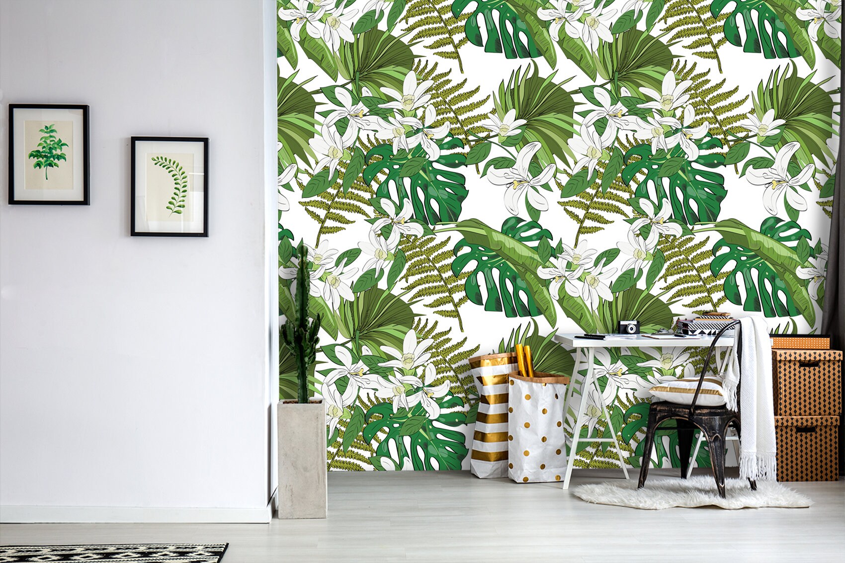 Tapisserie murale suspendue en forme de palmier, feuilles tropicales, motif  de fleurs, tapisserie murale de plage, toile de fond animale, tapis en tissu  – les meilleurs produits dans la boutique en ligne