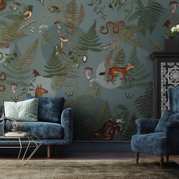 Fern Wallpaper - Etsy