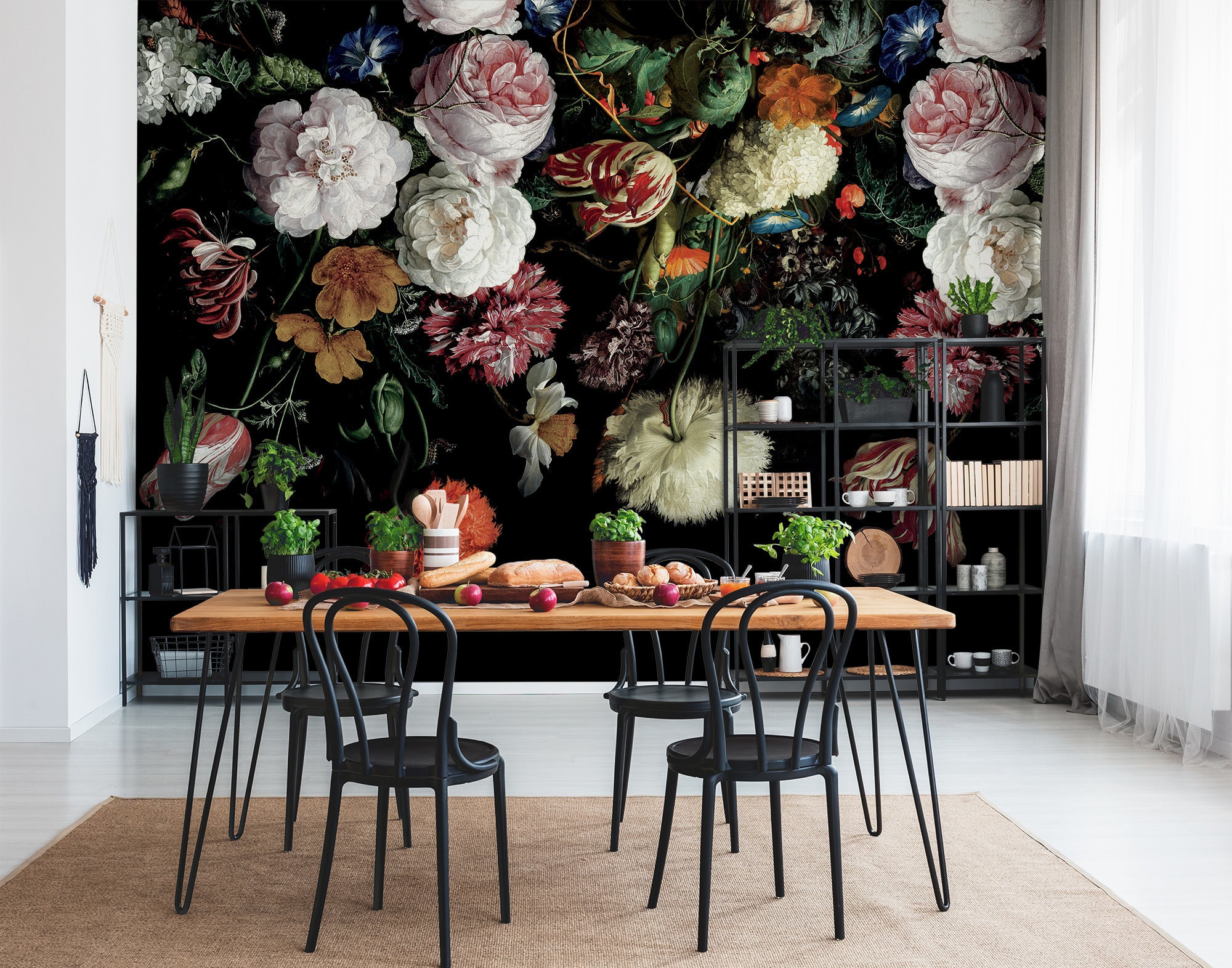 Wallpaper Wall Décor Home & Living dutch painting floral wallpaper