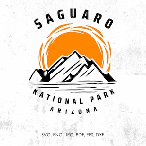 Saguaro National Park svg, Saguaro Arizona svg, png, dxf | gift, Saguaro cut file