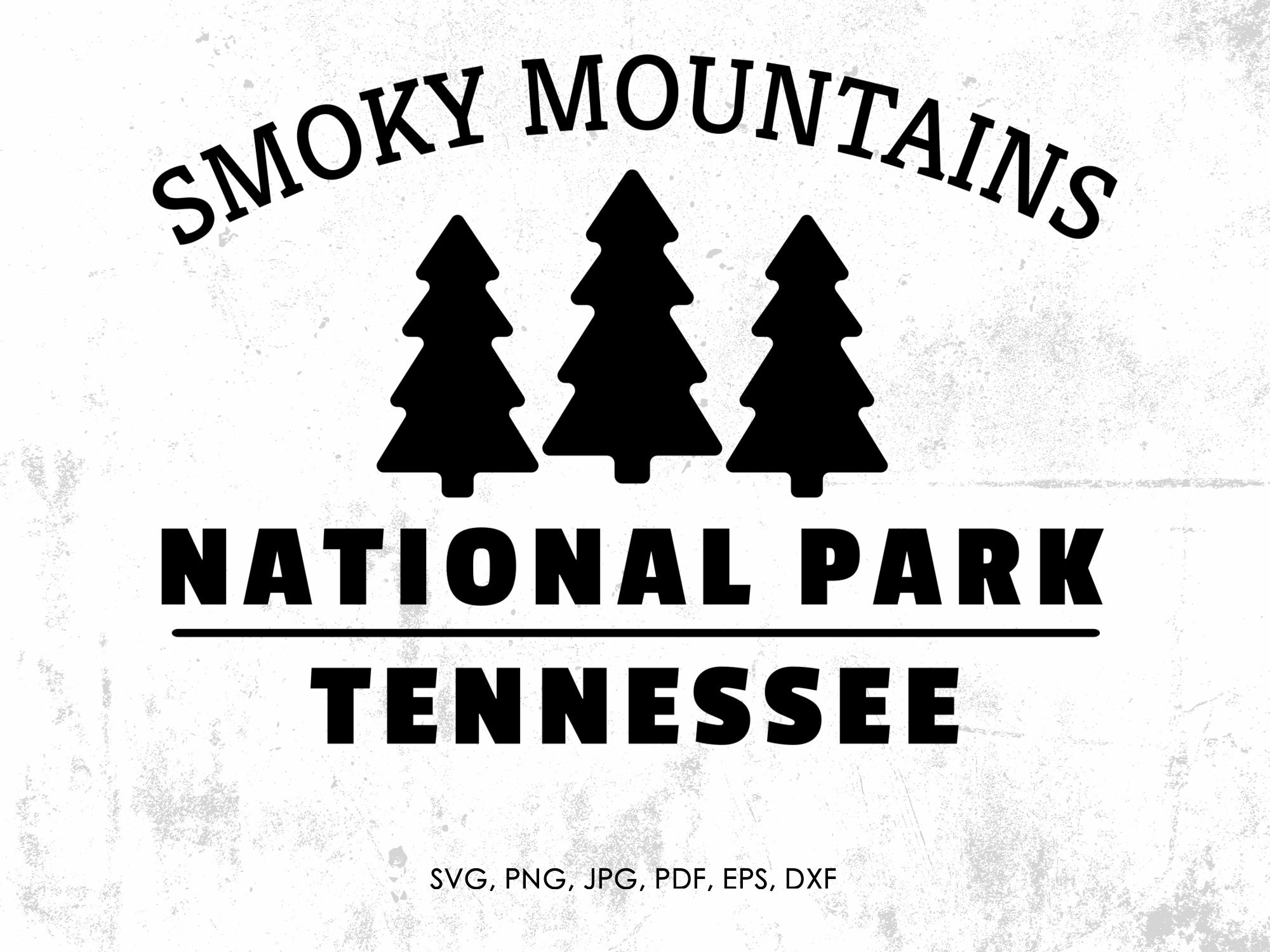 Smoky Mountains National Park Svg, Smoky Mountains Tennessee Svg, Png