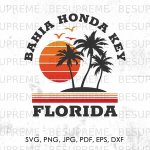 Bahia Honda Key Florida svg, png, jpg, pdf, eps, dxf | beach svg, vector, cricut, instant download