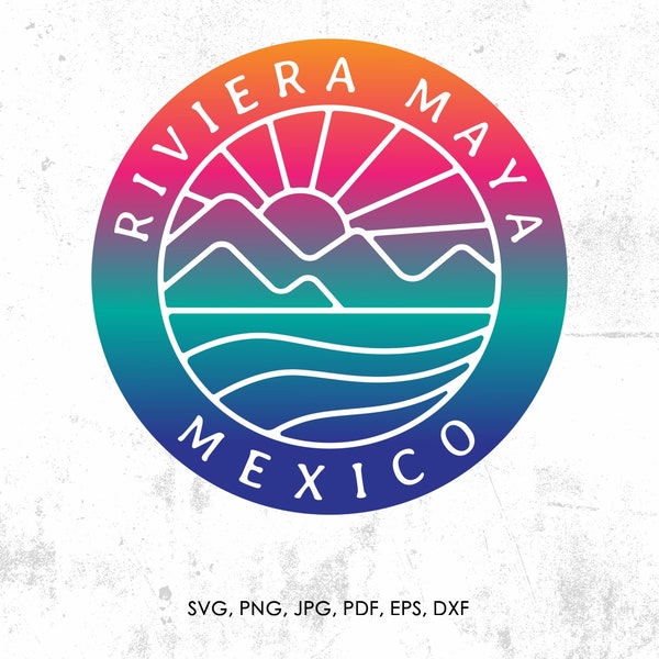 Riviera Maya Mexico svg, Spring Break, Beach png, eps, vector, instant download