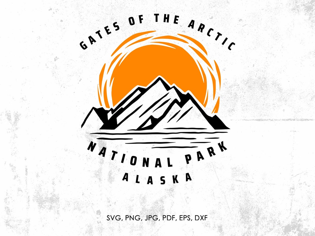 Gates of the Arctic National Park Svg, Gates of the Arctic Alaska Svg