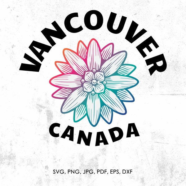 Vancouver Canada svg, Vacation svg, png, jpg, pdf, eps, dxf | gift, diy, cut file