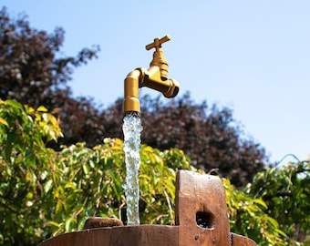 Garden Ornament Water Feature - Impossible Floating Tap!