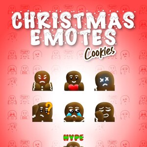 Christmas Emotes - Twitch Emotes - Christmas Cookie