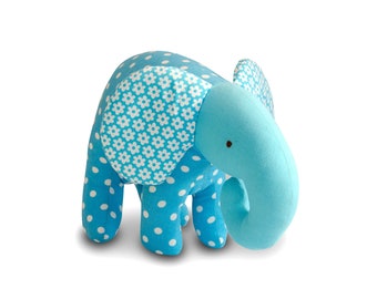 DIY Elli Elephant soft toy patterns and tutorial - pdf