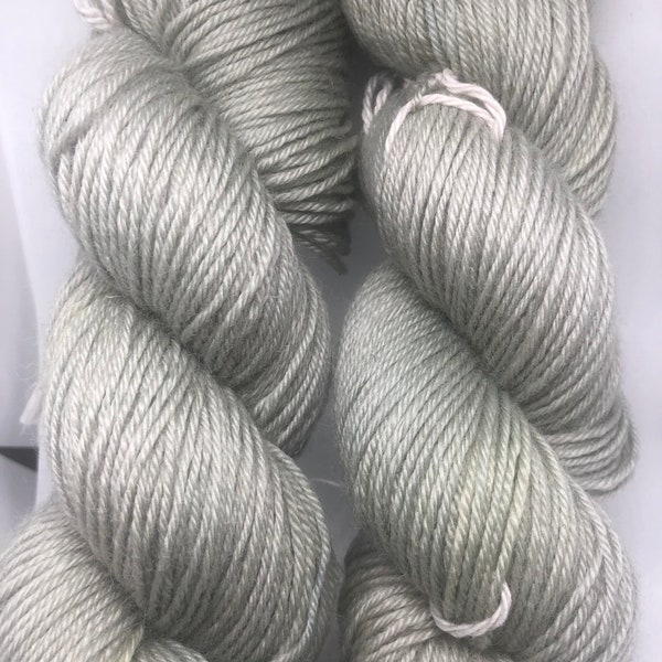 Blue Faced Leicester Superwash in Light Gray