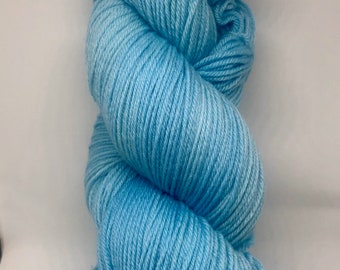 100% Super Fine Merino (non-Superwash) in Summer Sky