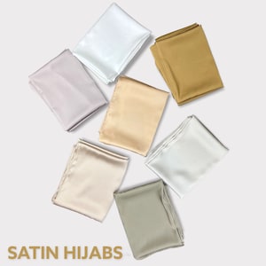 Satin Hijabs for Muslim women