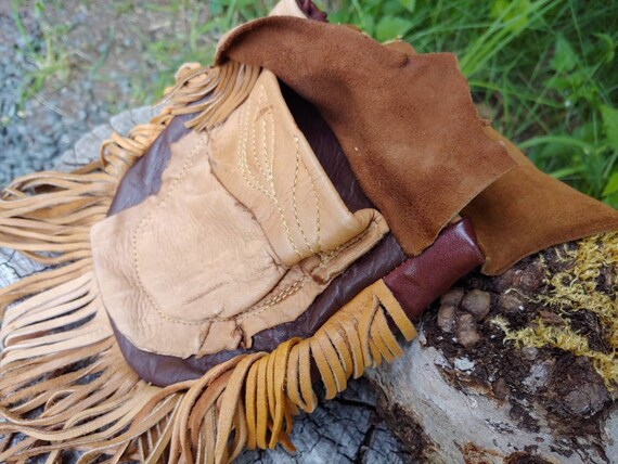 Leather Hippy Belt Pouch - image 3
