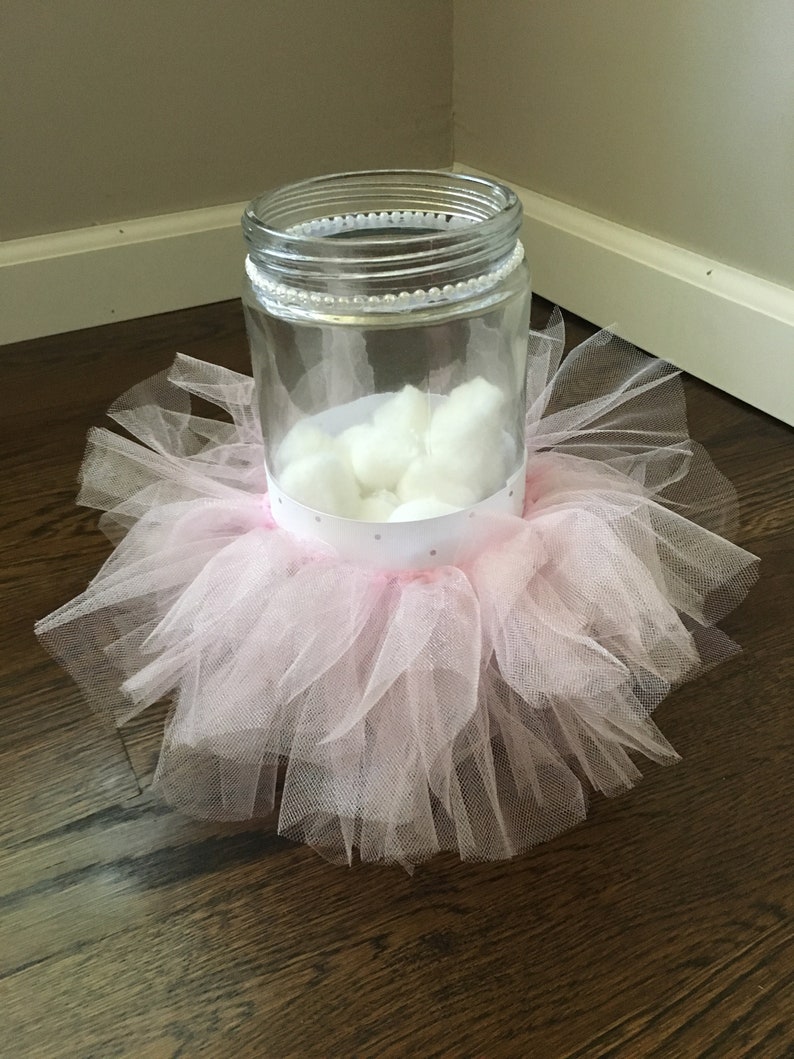 Tutu Mason Jar Centerpieces Etsy