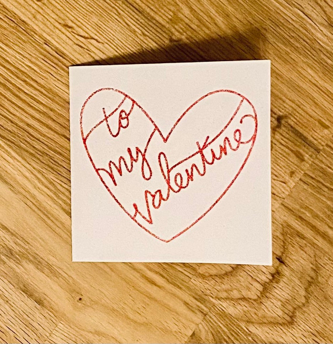 Etsy Valentines Day
 To My Valentines Card Valentines Day Card