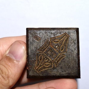 India Vintage Iron Jewelry Die Mold/Mould Hand Engraved RING Pattern Design