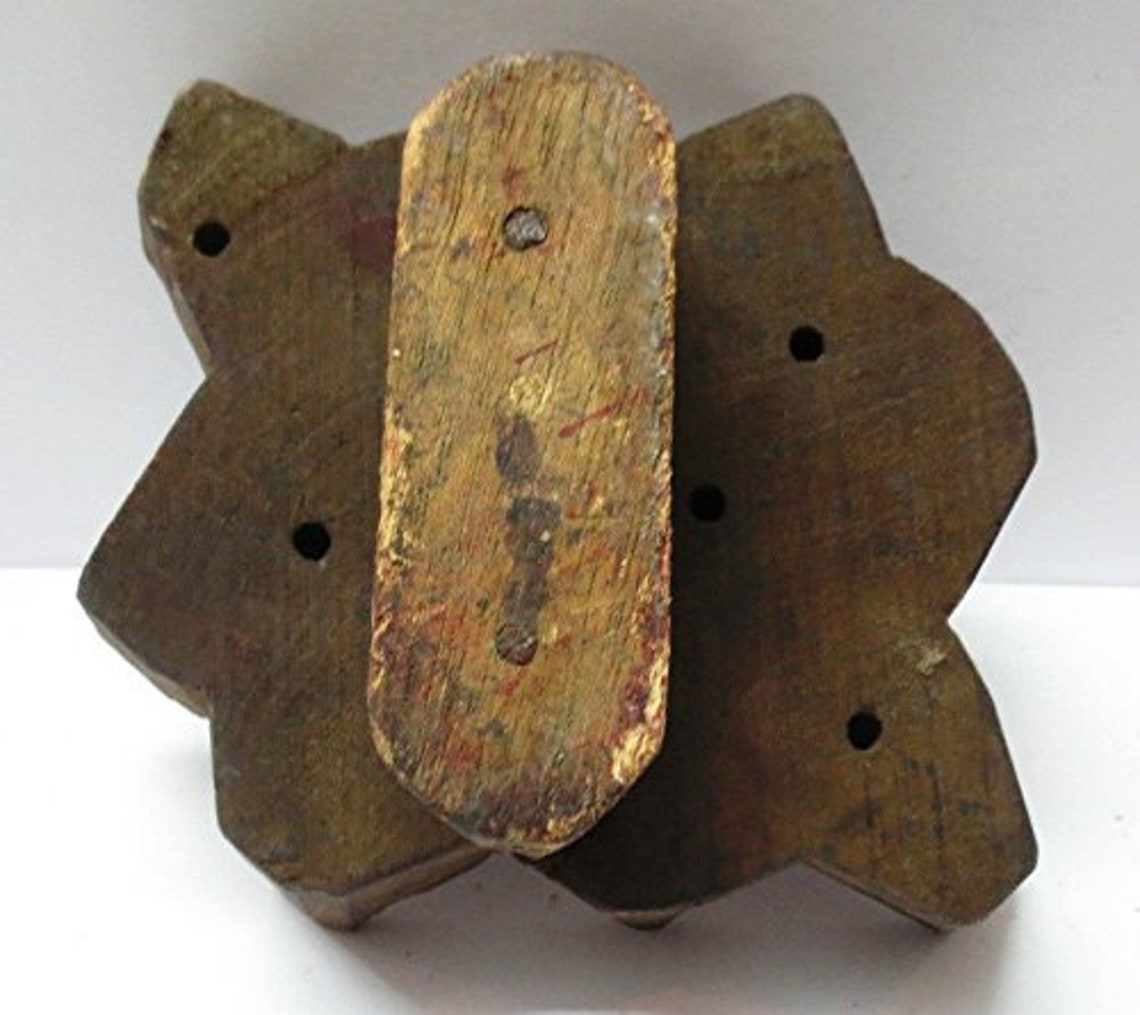 Vintage Wooden Block Stamps Hand Carved Textile Printing on Etsy