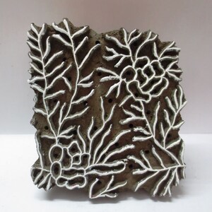 Indische Hand geschnitzt Holz Druck Blöcke Holz Druck Stempel Textil Holz Druck Briefmarken Holz Druck Block STAMP FLORAL DESIGN