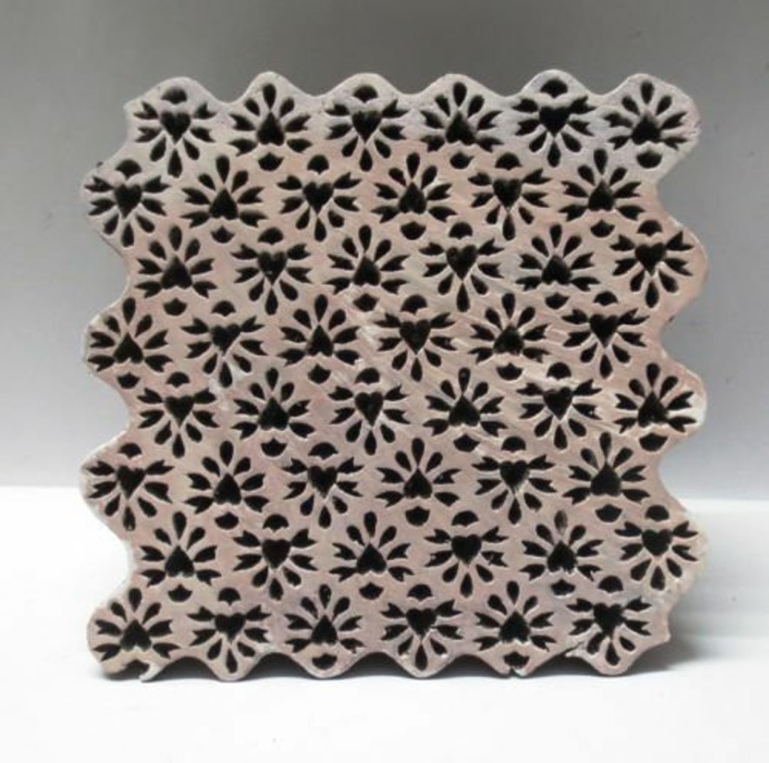 Vintage Hand Carved Wooden Printing Blocks Wooden Printing Stamps