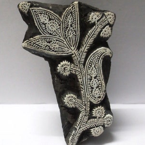 Vintage wood rustic Hand Carved Wooden Printing Blocks Wooden Printing Stamp Textile wood printing Stamp wood printing block Stamp Fine Art