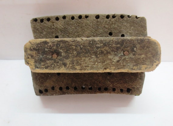 【インド更紗の版木】1930s木版スタンプ木彫古道具アンティークインテリアサリー骨董古美術プリミティブ判子古木シャビー古布印刷額縁 バティックスタンプ アンティーク ヴィンテージ 大型木製テキスタイル