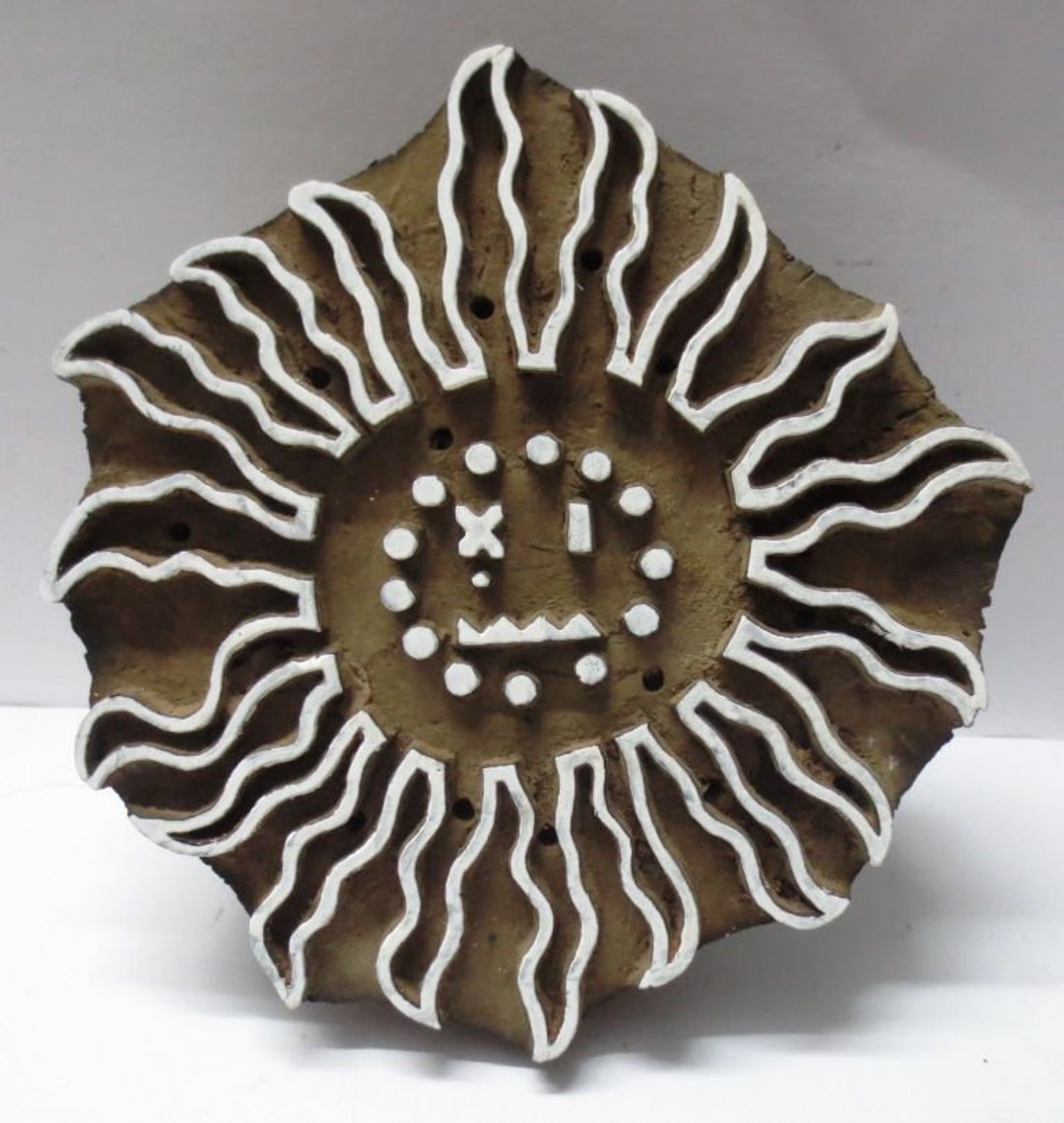 Vintage Hand Carved Wood Printing Blocks Wooden Printing Stamps Textile