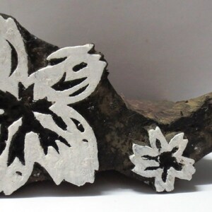 Unique Floral Hand Carved Wooden Printing Block Wooden Printing Stamp Textile wood printing Stamp wood printing block  STAMP BATIK DESIGN