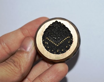 India Vintage Bronze Jewelry Die Mold/Mould Hand Engraved Ethnic Traditional Tribal Design Fine