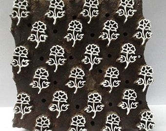 Design de motivo de escultura exclusivo, carimbo de bloco de madeira esculpido à mão para impressão de tecido têxtil, argila batik, papel de parede, decoração de móveis