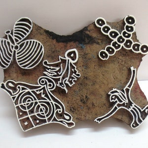 Indian Hand Carved Wooden Printing Blocks Wooden Printing Stamps Textile wood printing Stamps wood printing blocks  UNIQUE DESIGN PATTERN