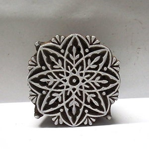 Wooden Hand block Indian Textile Stamp Block Vintage Design For Printing Fabric Stamps.