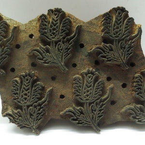 Indian Hand Carved Wooden Printing Blocks Wooden Printing Stamps Textile wood printing Stamps wood printing blocks ETHNIC PATTERN L25